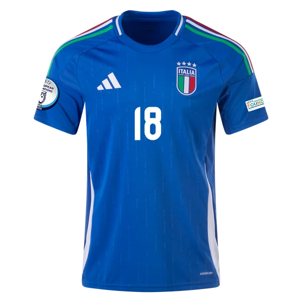 Nicolò Barella Italy 24/25 Home Jersey