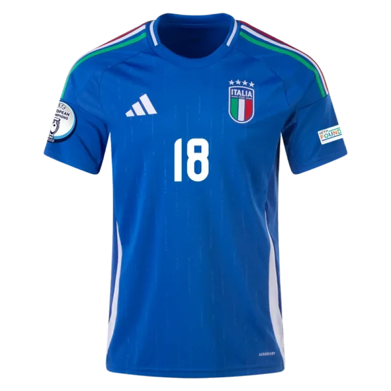 Nicolò Barella Italy 24/25 Home Jersey