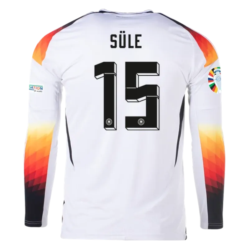 Niklas Süle Germany 24/25 Long Sleeve Home Jersey