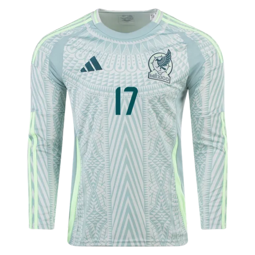 Orbelín Pineda Mexico 24/25 Long Sleeve Away Jersey