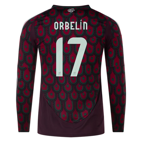 Orbelín Pineda Mexico 24/25 Long Sleeve Home Jersey