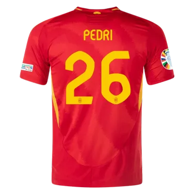 Pedri Spain 24/25 Player Home Jersey 01