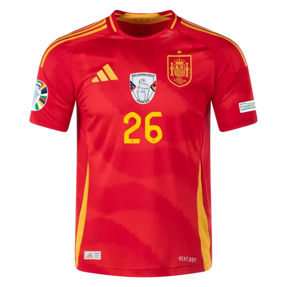 Pedri Spain 24/25 Player Home Jersey