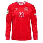 Pierre-Emile Højbjerg Denmark 24/25 Long Sleeve Home Jersey