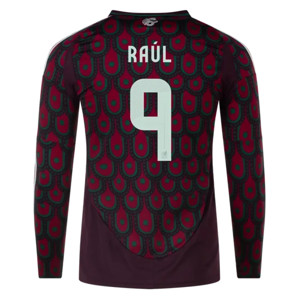 Raúl Jiménez Mexico 24/25 Long Sleeve Home Jersey