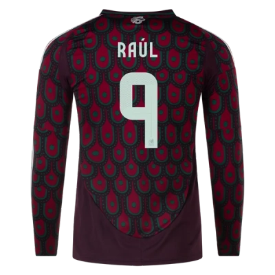 Raúl Jiménez Mexico 24/25 Long Sleeve Home Jersey 01