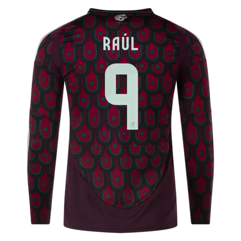 Raúl Jiménez Mexico 24/25 Long Sleeve Home Jersey