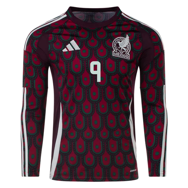 Raúl Jiménez Mexico 24/25 Long Sleeve Home Jersey