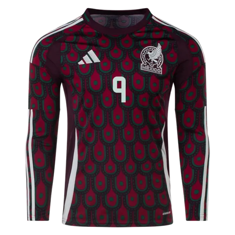 Raúl Jiménez Mexico 24/25 Long Sleeve Home Jersey
