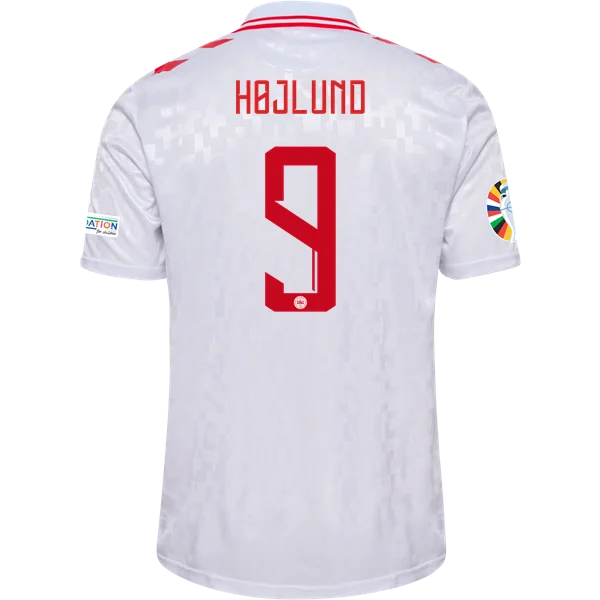 Rasmus Højlund Denmark 24/25 Away Jersey