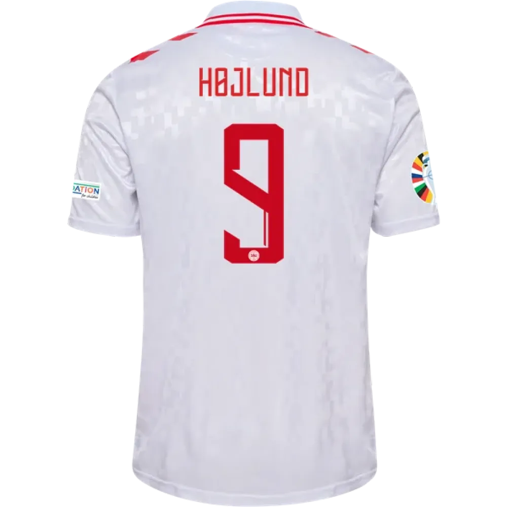 Rasmus Højlund Denmark 24/25 Away Jersey