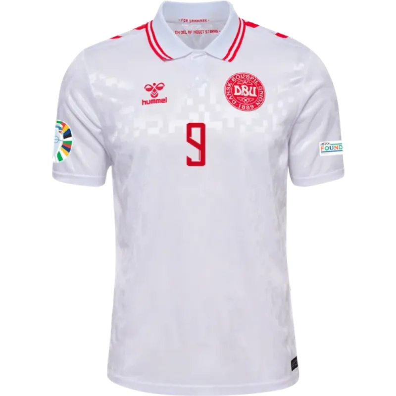 Rasmus Højlund Denmark 24/25 Away Jersey