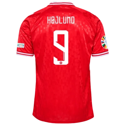 Rasmus Højlund Denmark 24/25 Home Jersey 01