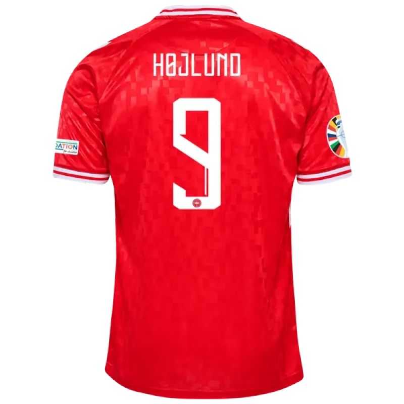 Rasmus Højlund Denmark 24/25 Home Jersey