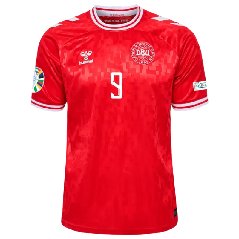 Rasmus Højlund Denmark 24/25 Home Jersey