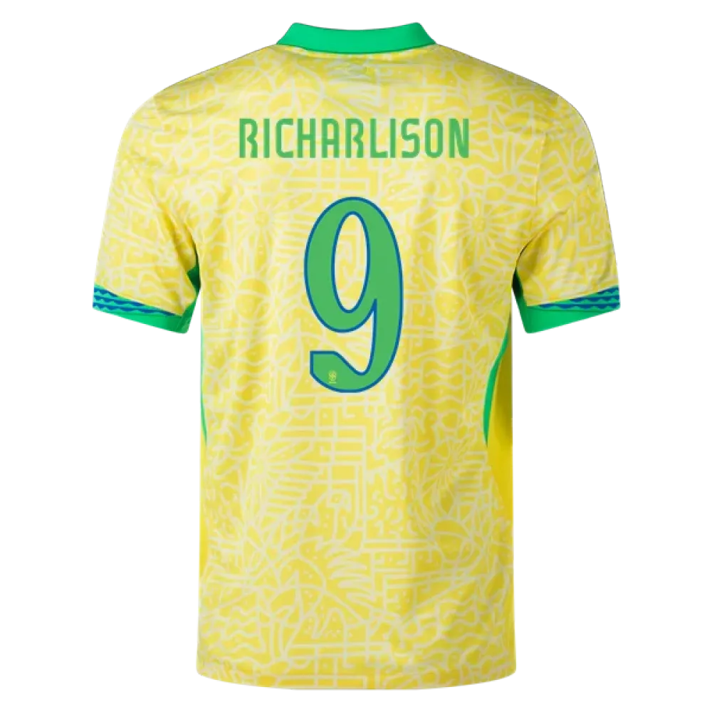 Richarlison Brazil 24/25 Player Home Jersey