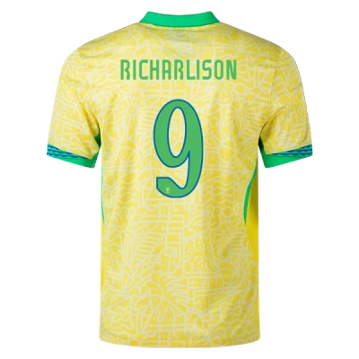 Richarlison Brazil 24/25 Player Home Jersey 01