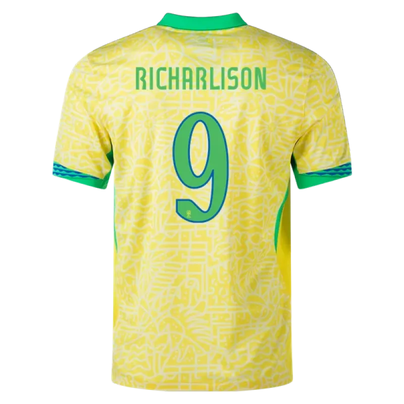 Richarlison Brazil 24/25 Player Home Jersey