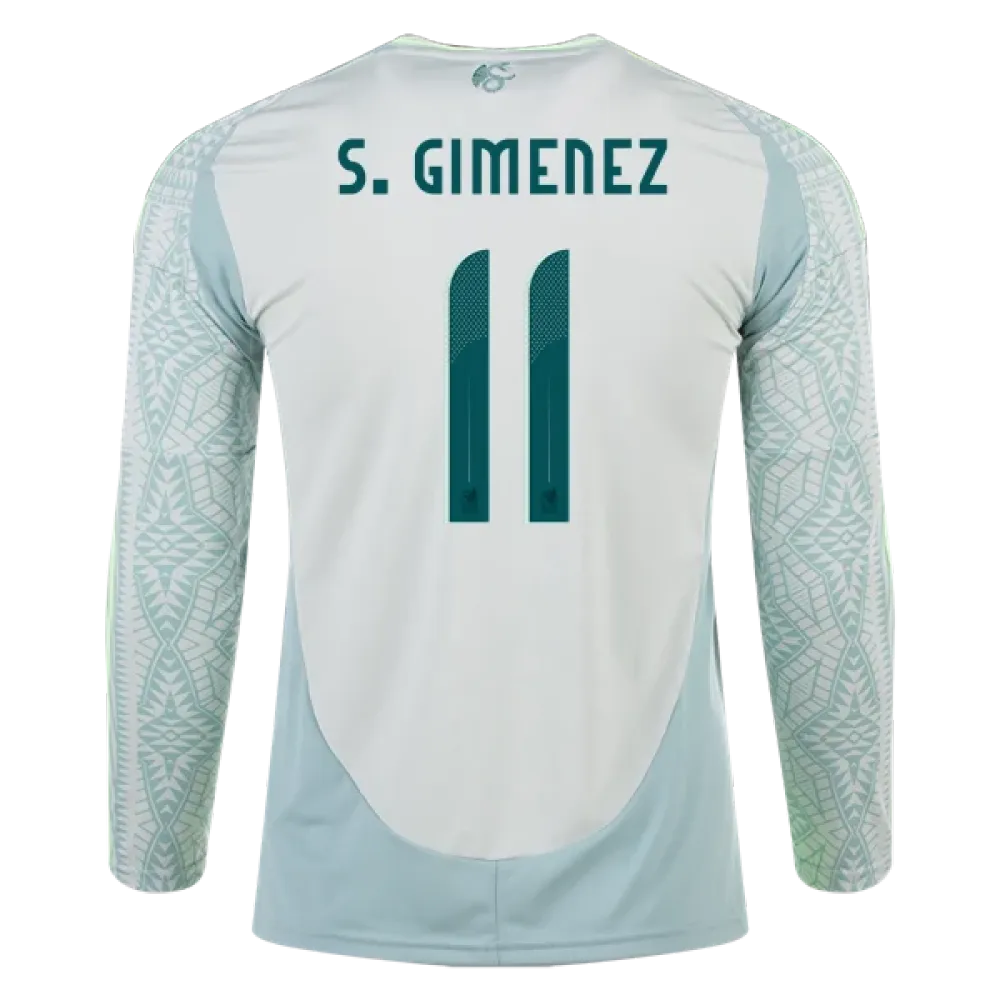 Santiago Giménez Mexico 24/25 Long Sleeve Away Jersey
