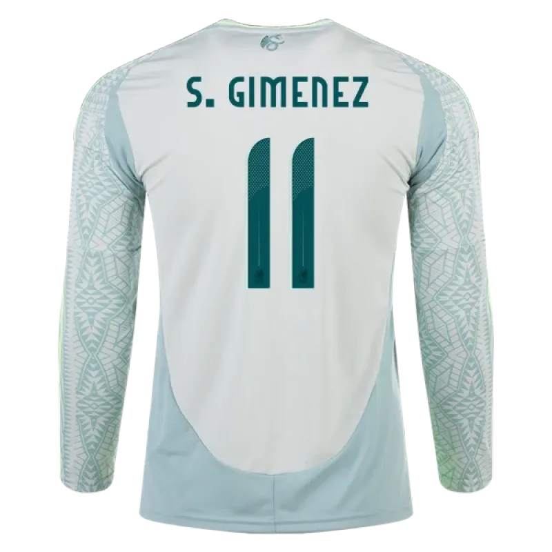 Santiago Giménez Mexico 24/25 Long Sleeve Away Jersey