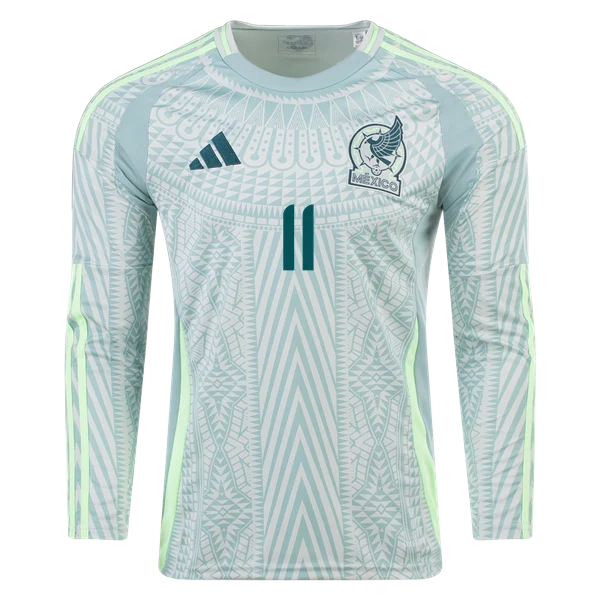 Santiago Giménez Mexico 24/25 Long Sleeve Away Jersey