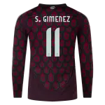 Santiago Giménez Mexico 24/25 Long Sleeve Home Jersey