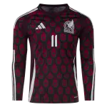 Santiago Giménez Mexico 24/25 Long Sleeve Home Jersey