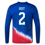 Sergiño Dest USMNT 24/25 Long Sleeve Away Jersey