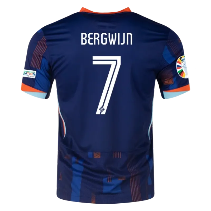 Steven Bergwijn Netherlands 24/25 Away Jersey