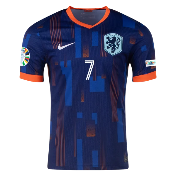Steven Bergwijn Netherlands 24/25 Away Jersey