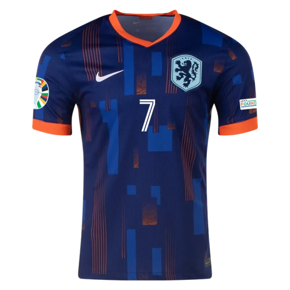 Steven Bergwijn Netherlands 24/25 Away Jersey