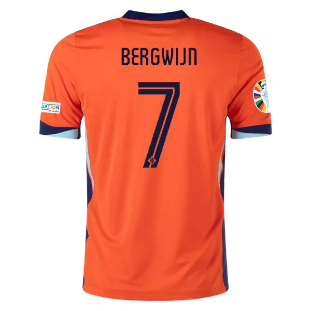 Steven Bergwijn Netherlands 24/25 Home Jersey
