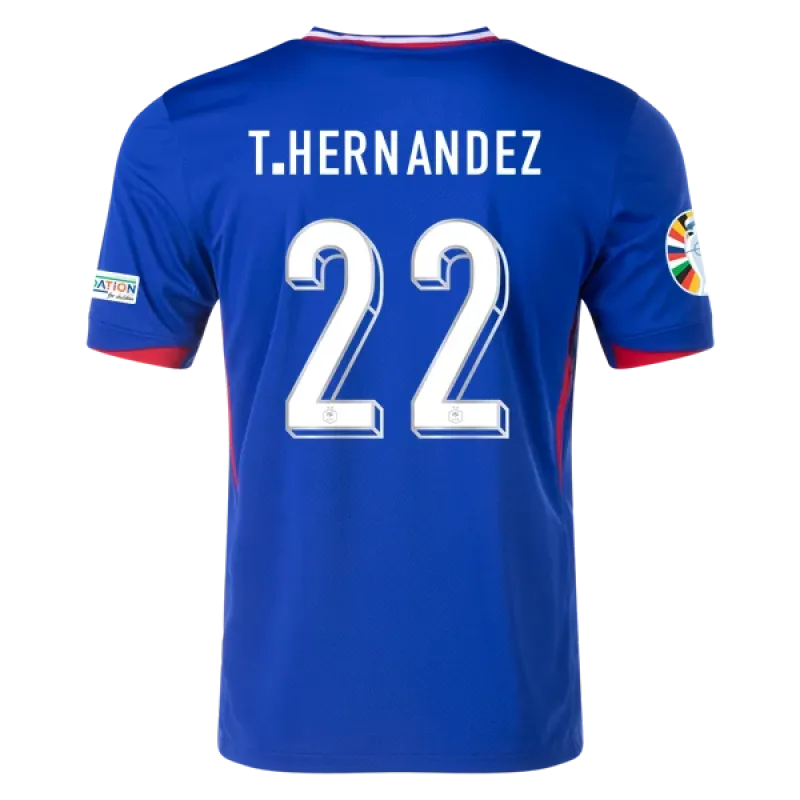 Theo Hernández France 24/25 Home Jersey