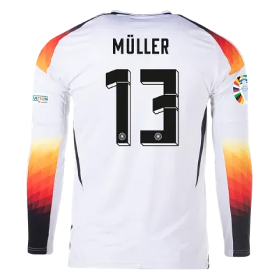 Thomas Müller Germany 24/25 Long Sleeve Home Jersey 01