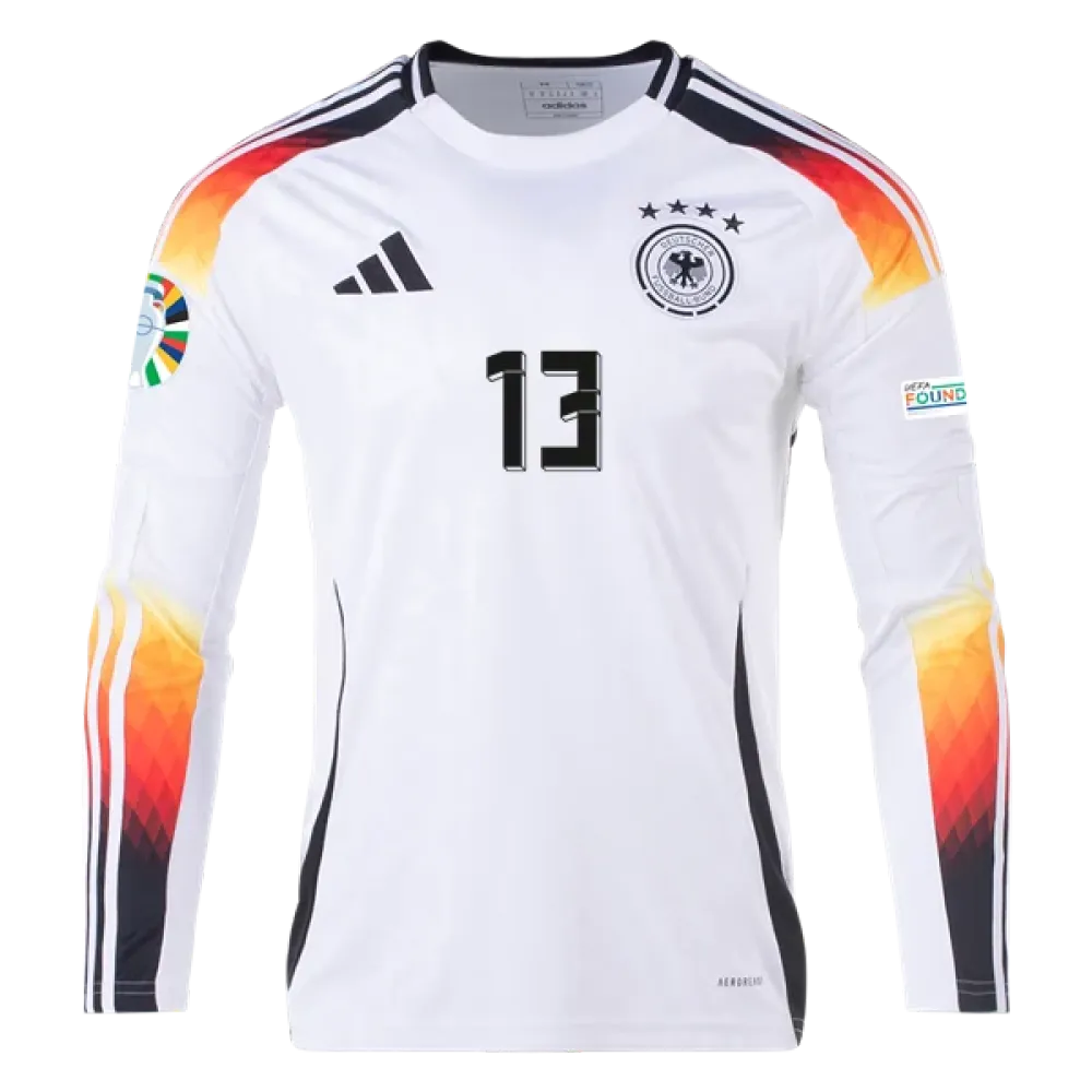 Thomas Müller Germany 24/25 Long Sleeve Home Jersey