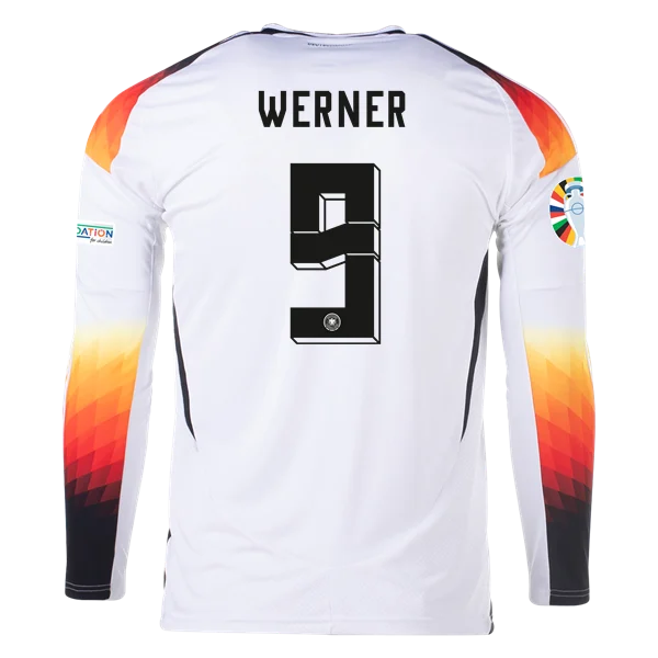 Timo Werner Germany 24/25 Long Sleeve Home Jersey