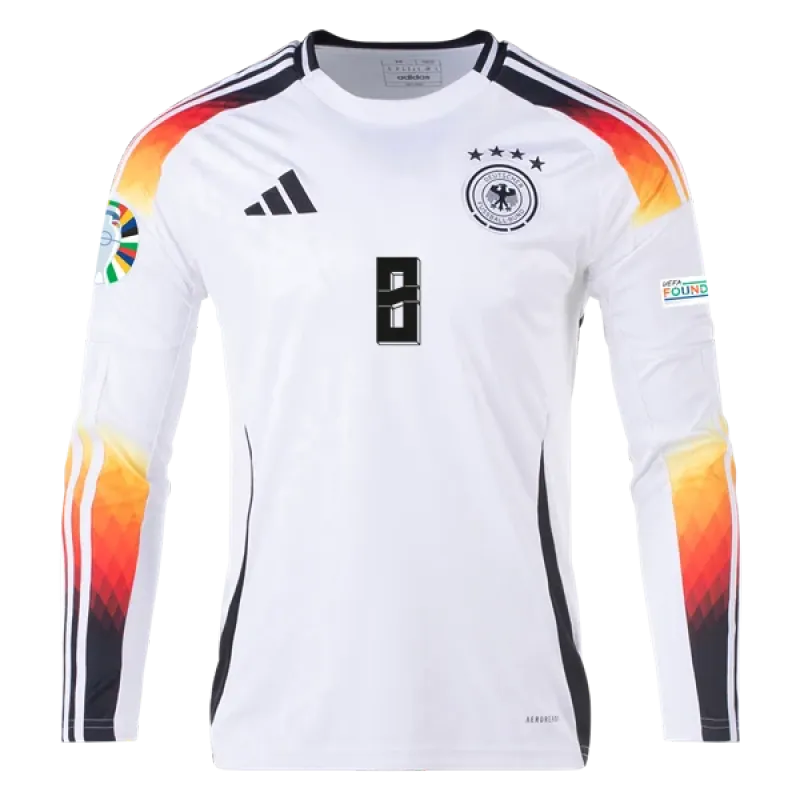 Toni Kroos Germany 24/25 Long Sleeve Home Jersey