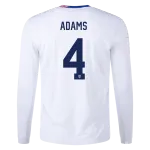 Tyler Adams USMNT 24/25 Long Sleeve Home Jersey