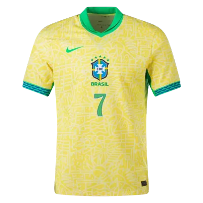 Vinicius Jr. Brazil 24/25 Home Jersey 02