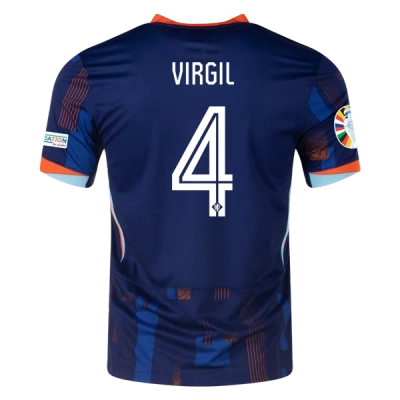 Virgil van Dijk Netherlands 24/25 Away Jersey 01