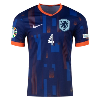 Virgil van Dijk Netherlands 24/25 Away Jersey 02