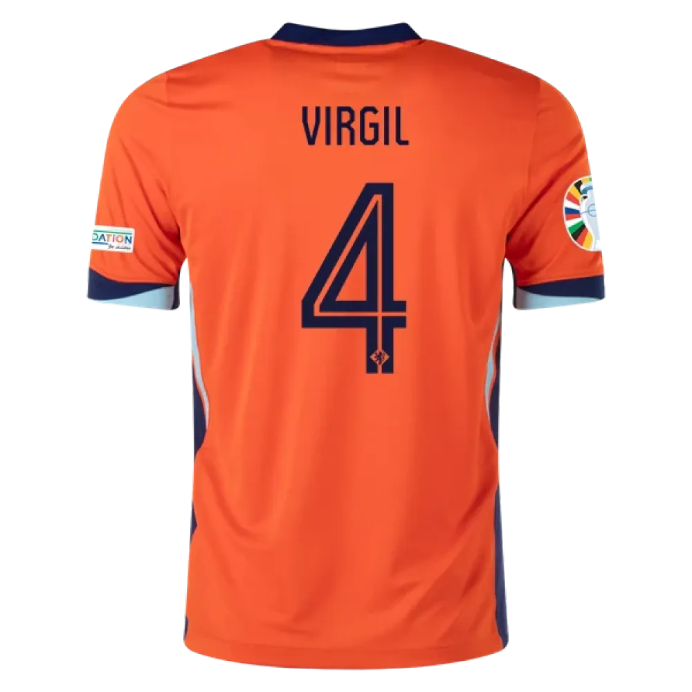 Virgil van Dijk Netherlands 24/25 Home Jersey