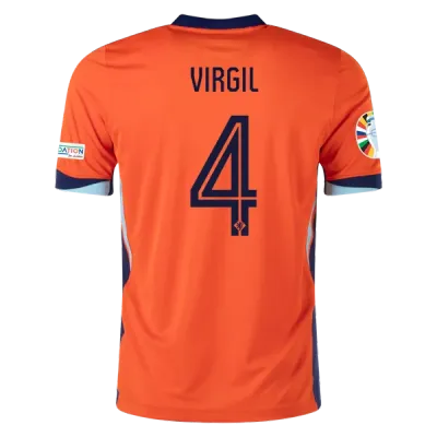 Virgil van Dijk Netherlands 24/25 Home Jersey 01