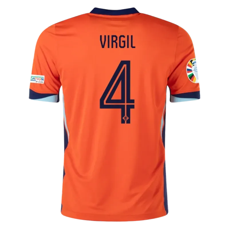 Virgil van Dijk Netherlands 24/25 Home Jersey