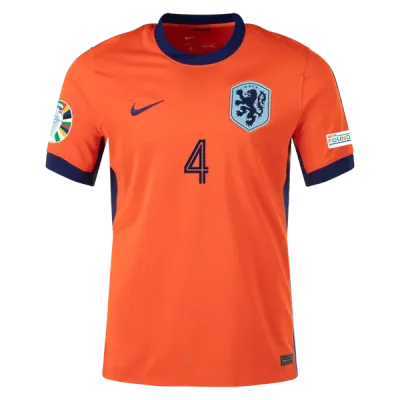 Virgil van Dijk Netherlands 24/25 Home Jersey 02