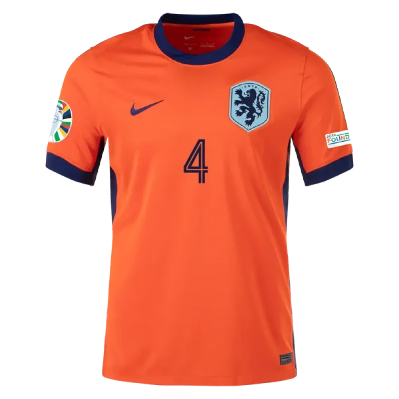 Virgil van Dijk Netherlands 24/25 Home Jersey