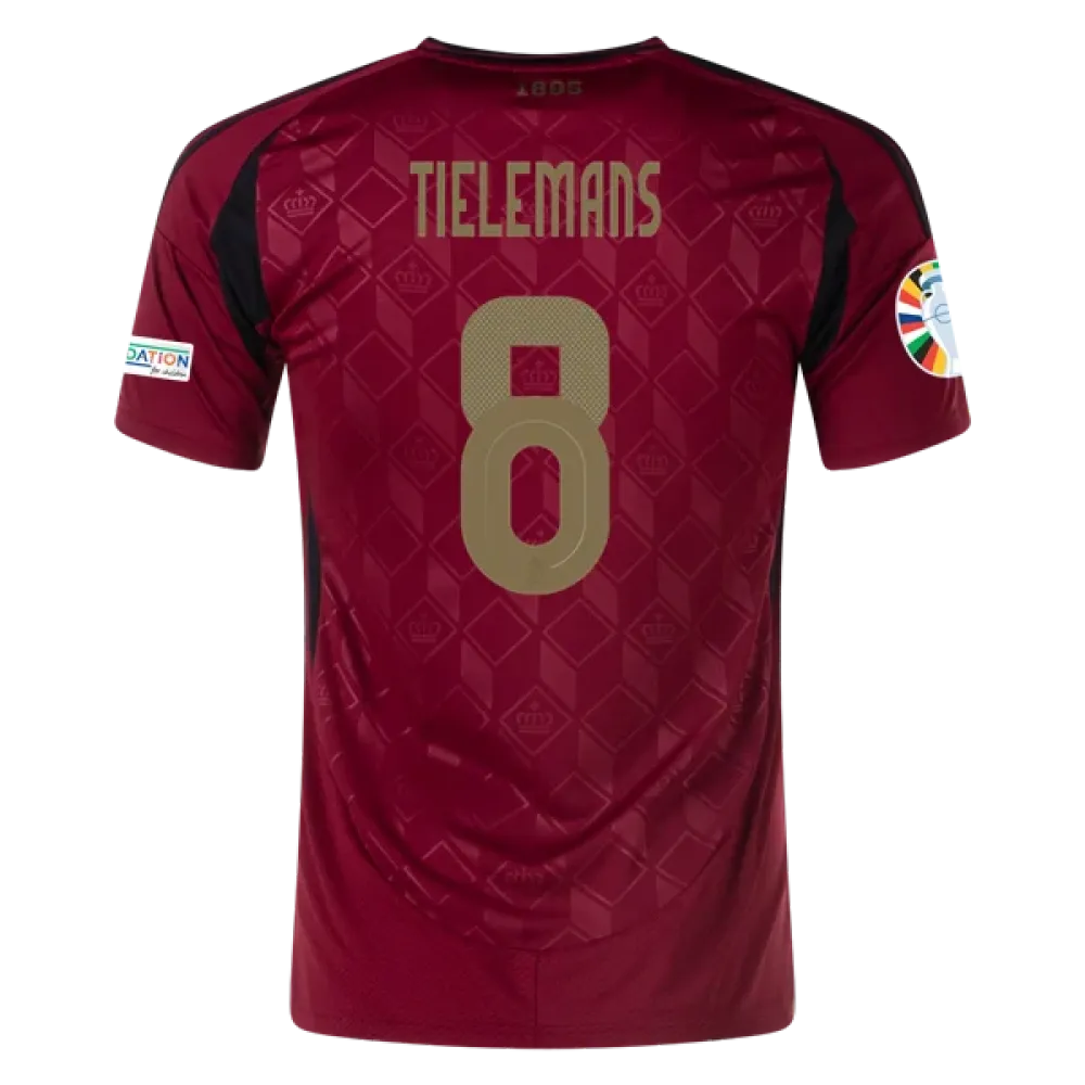 Youri Tielemans Belgium 24/25 Home Jersey