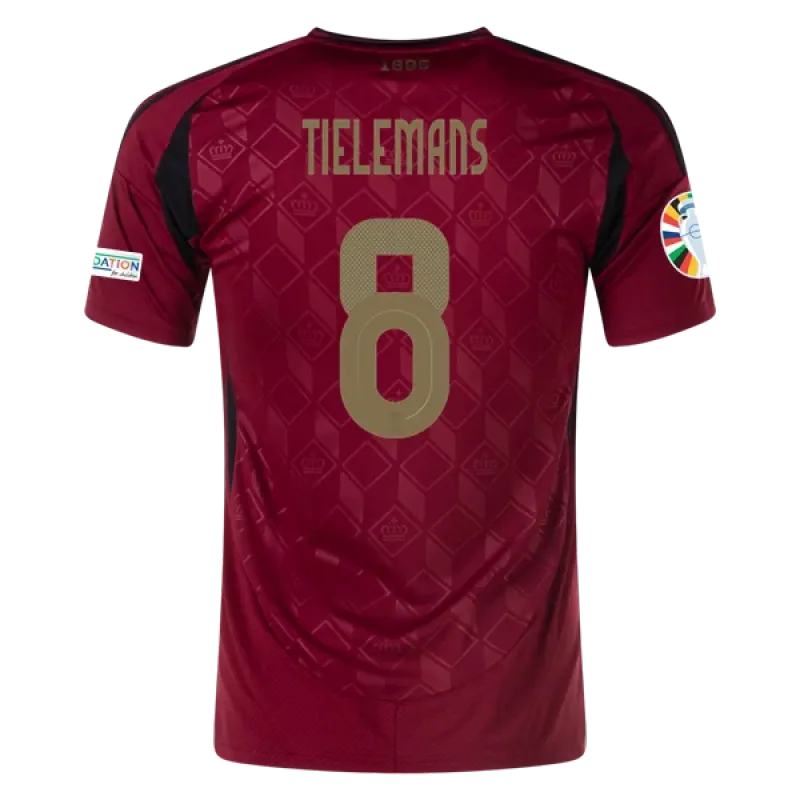Youri Tielemans Belgium 24/25 Home Jersey