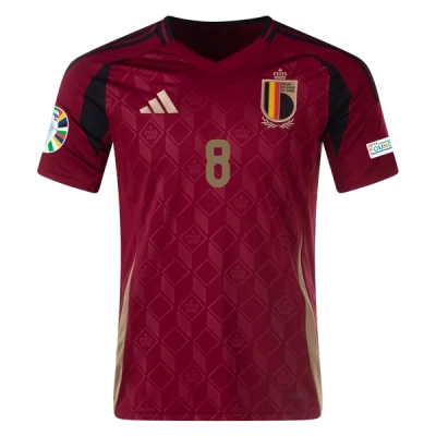 Youri Tielemans Belgium 24/25 Home Jersey 02