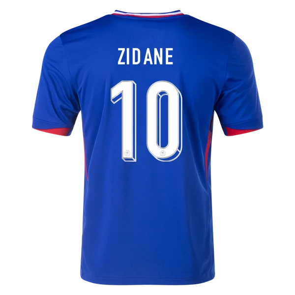 Zinedine Zidane France 24/25 Home Jersey (Legends Players)